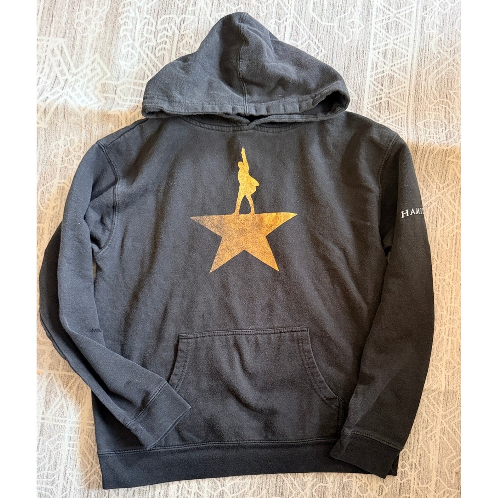 Hamilton Black Pullover Alexander Hamilton Star Youth Hoodie